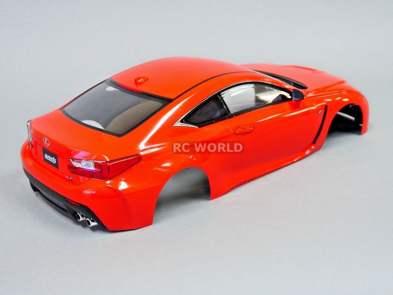 1/10 RC Car BODY Shell LEXUS RCF 190mm *FINISHED* WHITE