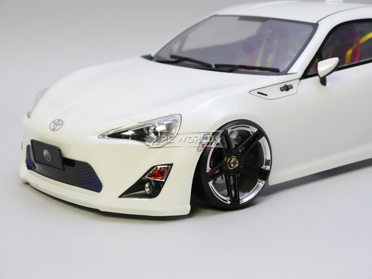 1/10 RC Body Shell Toyota 86 BRZ w/ Light Buckets BLUE -Finished-