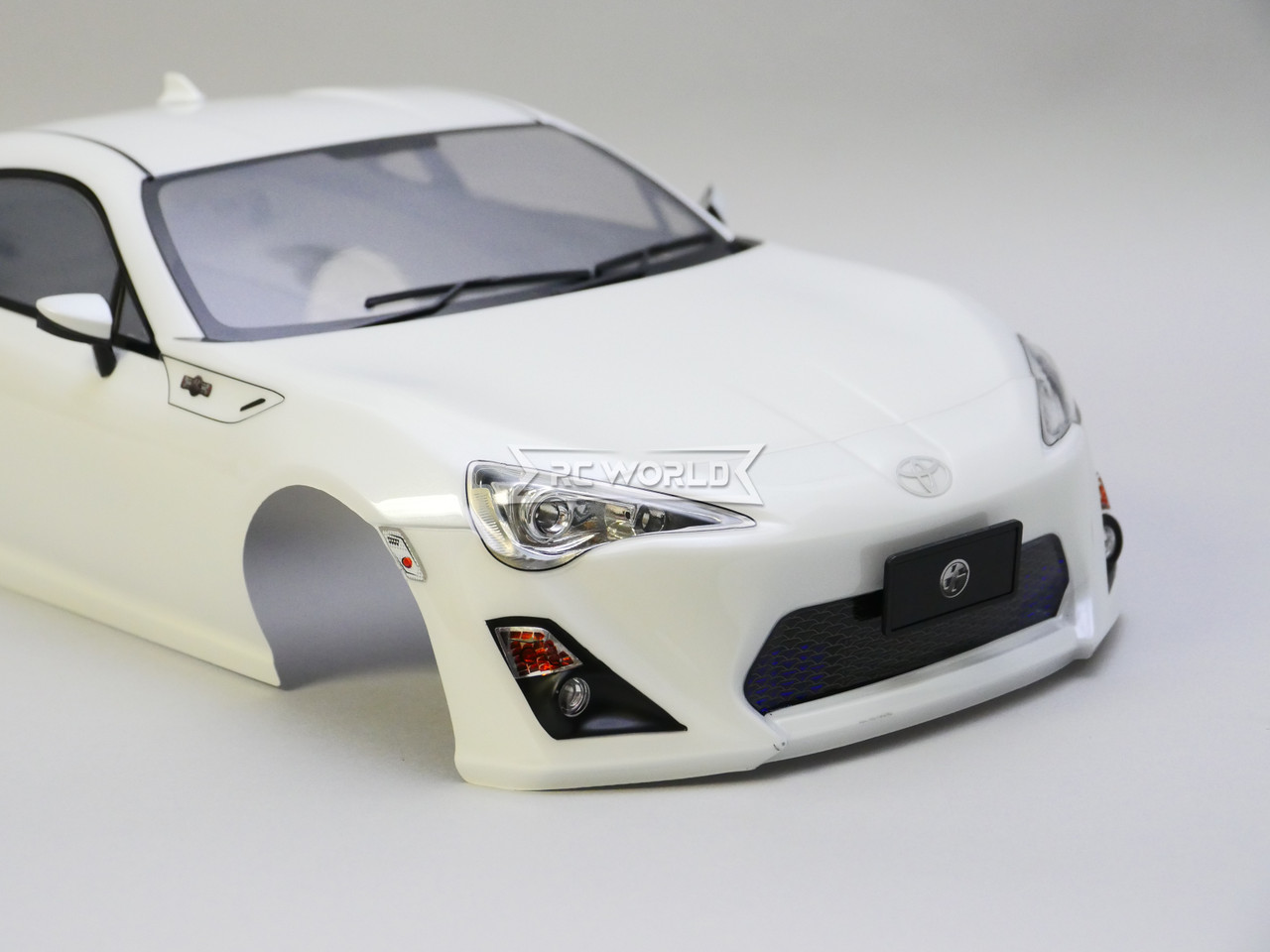1/10 RC Body Shell Toyota 86 BRZ w/ Light Buckets BLUE -Finished-