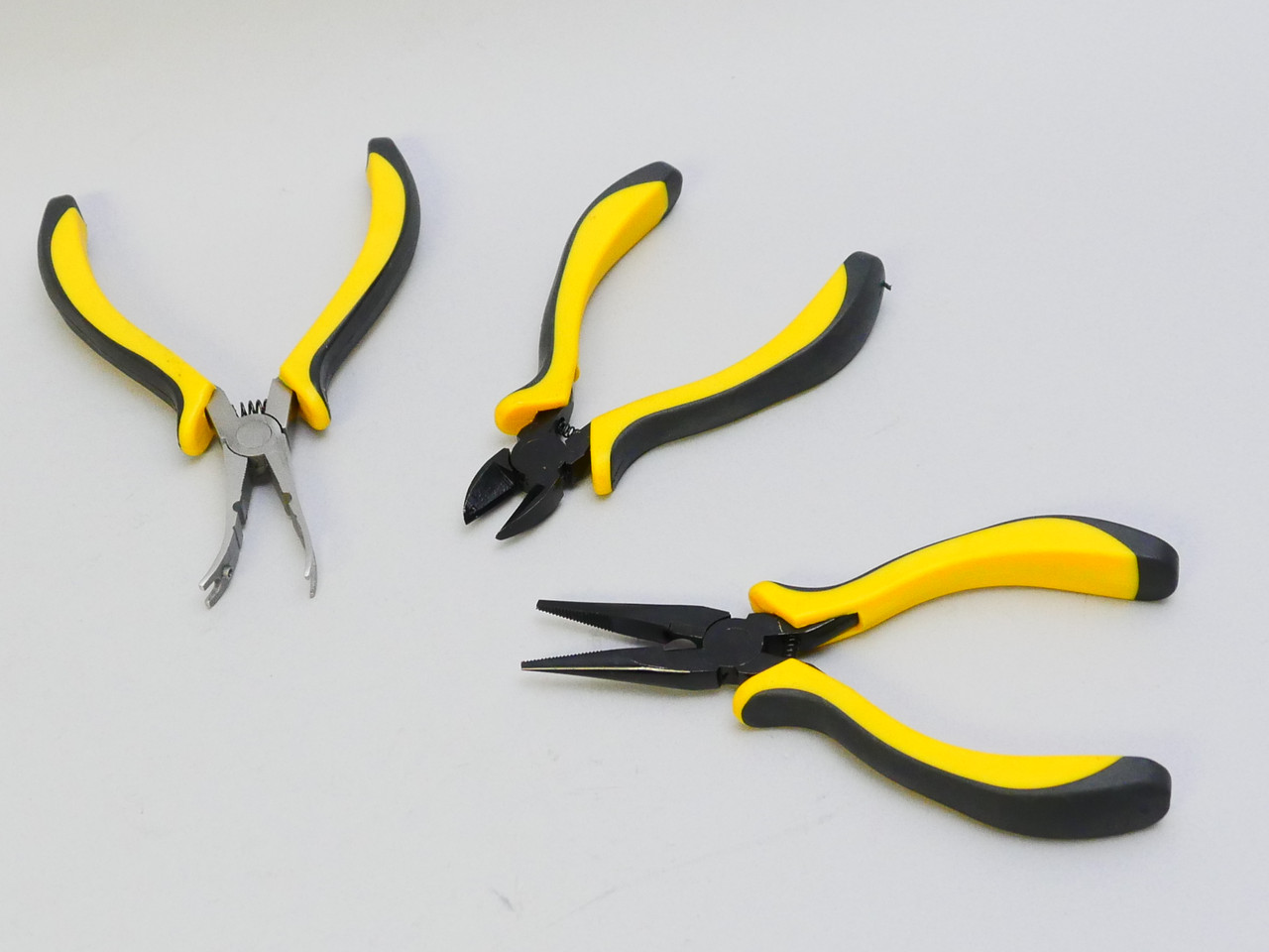 RC Model PLIERS TOOL Set Steel 3 PIECES Needle Nose -Cutter - Ball Link