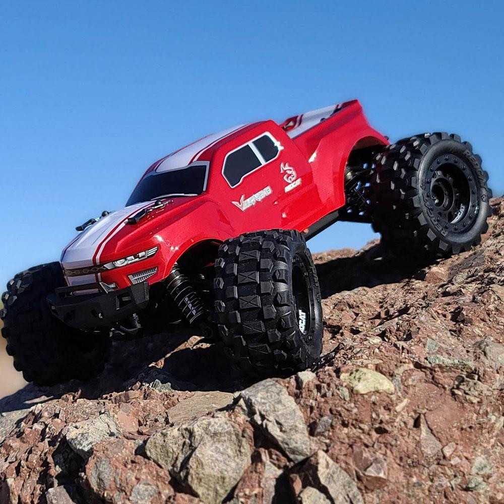 RC 1/16 Volcano Mini Monster Truck 4WD 2.4ghz -RTR- Blue