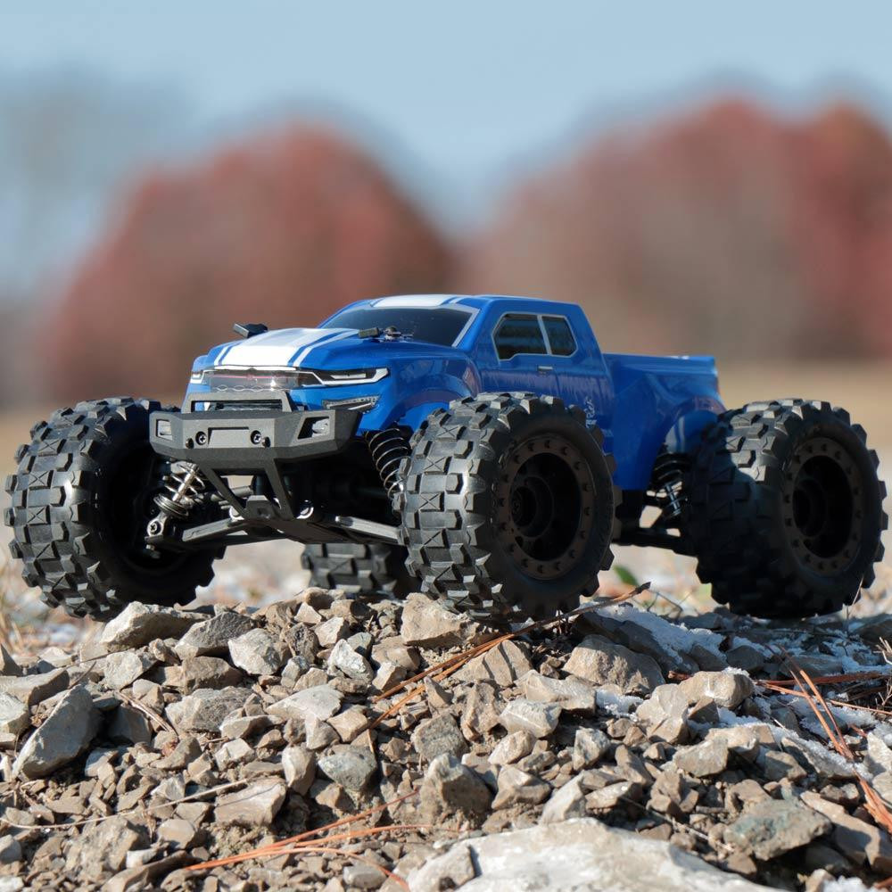 RC 1/16 Volcano Mini Monster Truck 4WD 2.4ghz -RTR- Blue