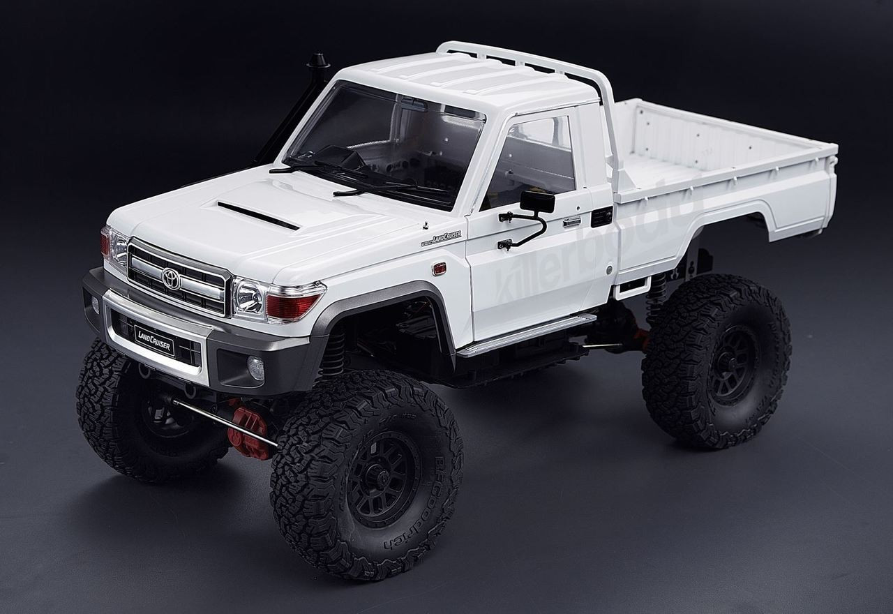 For Axial SCX10-2 Stainless Steel ESC + RECEIVER HOLDER Toyota