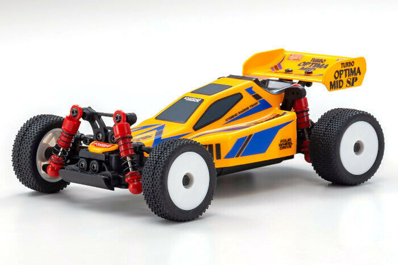 Kyosho RC Mini Z BUGGY Optima Mid Turbo 4WD -RTR- YELLOW 32092Y