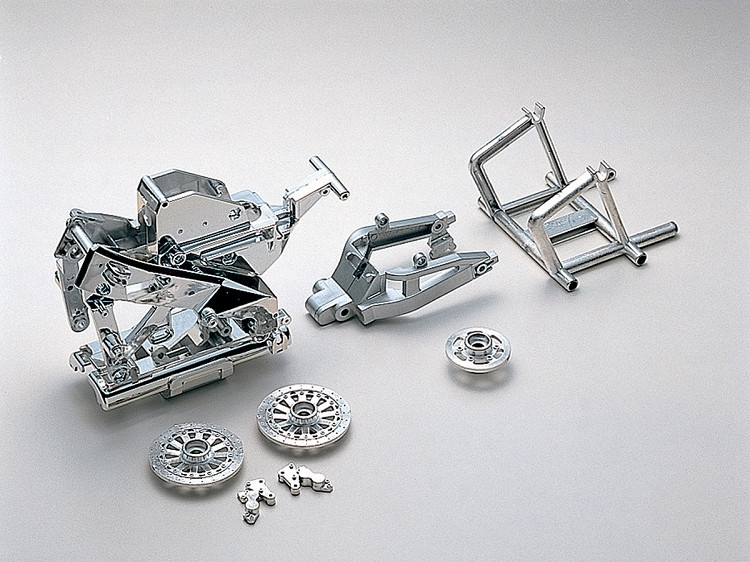Kyosho HOR Bike Parts Chrome Plated FRAME Set #GPW13
