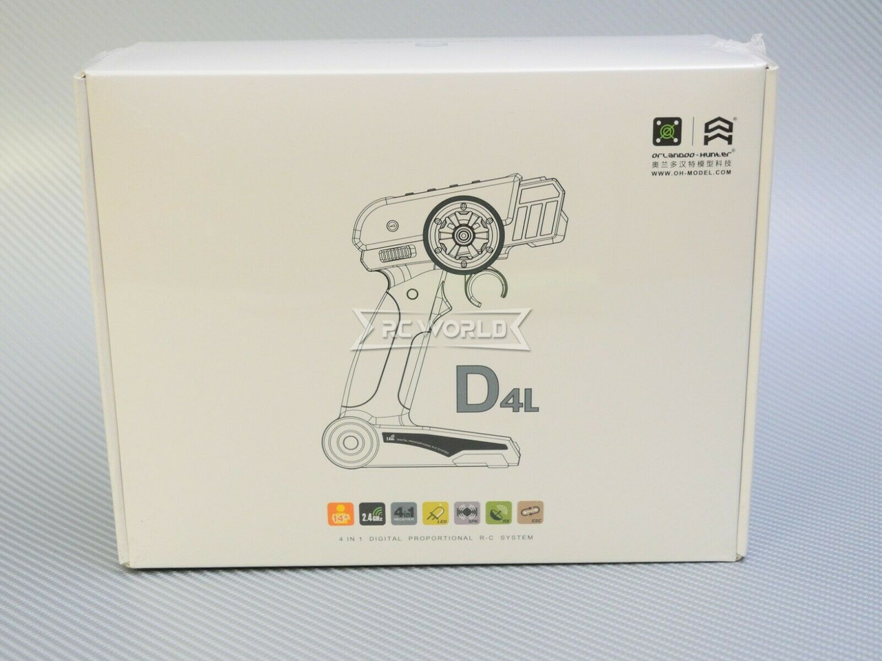 Orlandoo RC RADIO SYSTEM 4-1 For Micro 1/32 Truck W/ Receiver + ESC +