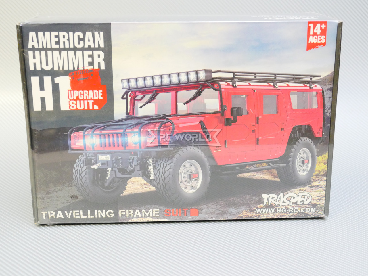 RC 1/10 HUMMER H1 4X4 SAFARI PACKAGE Truck Full Option 2-Speed +
