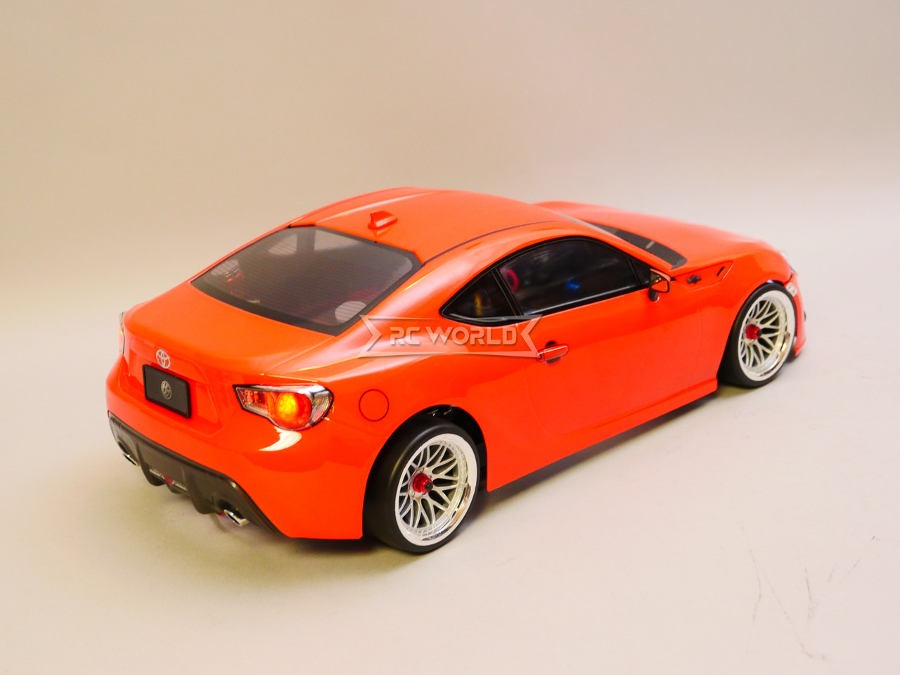 Custom RC 1/10 Drift TOYOTA 86 FRS AWD Drift Car RTR W/ LED Red