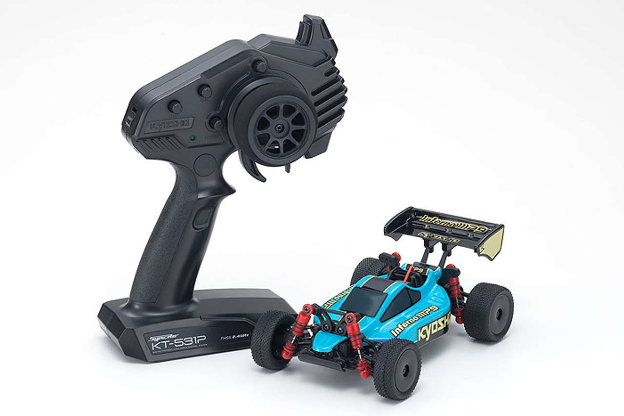 Kyosho RC Mini Z BUGGY Optima Mid Turbo 4WD -RTR- BLUE 32091EGBK