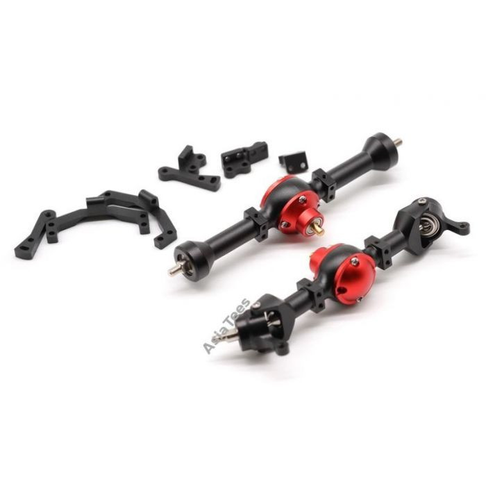 Orlandoo RC 1/32 Micro METAL AXLES Front + Rear 60mm BLACK (4PCS