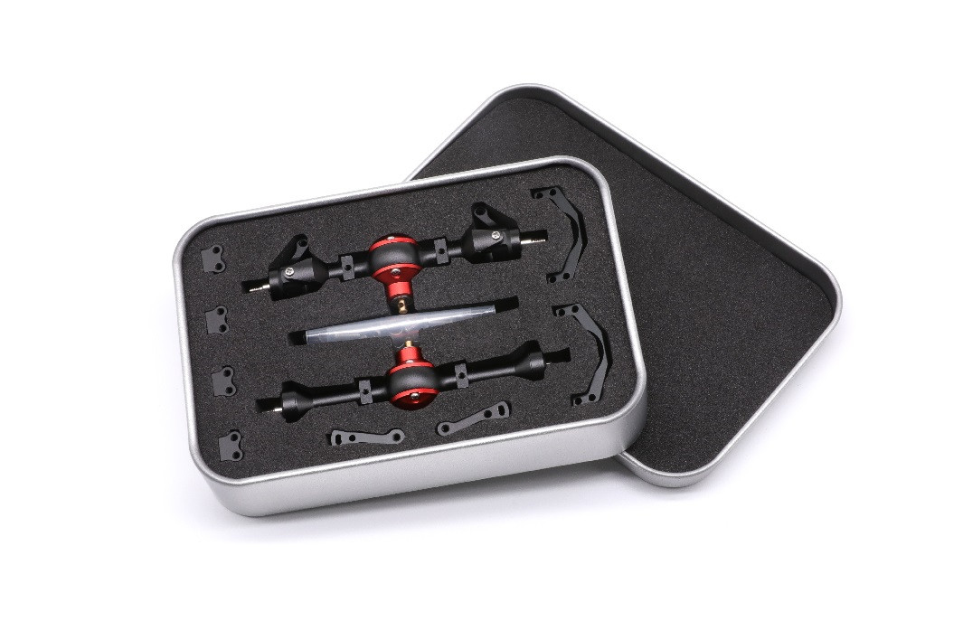 Orlandoo RC 1/32 Micro METAL AXLES Front + Rear 60mm BLACK (4PCS