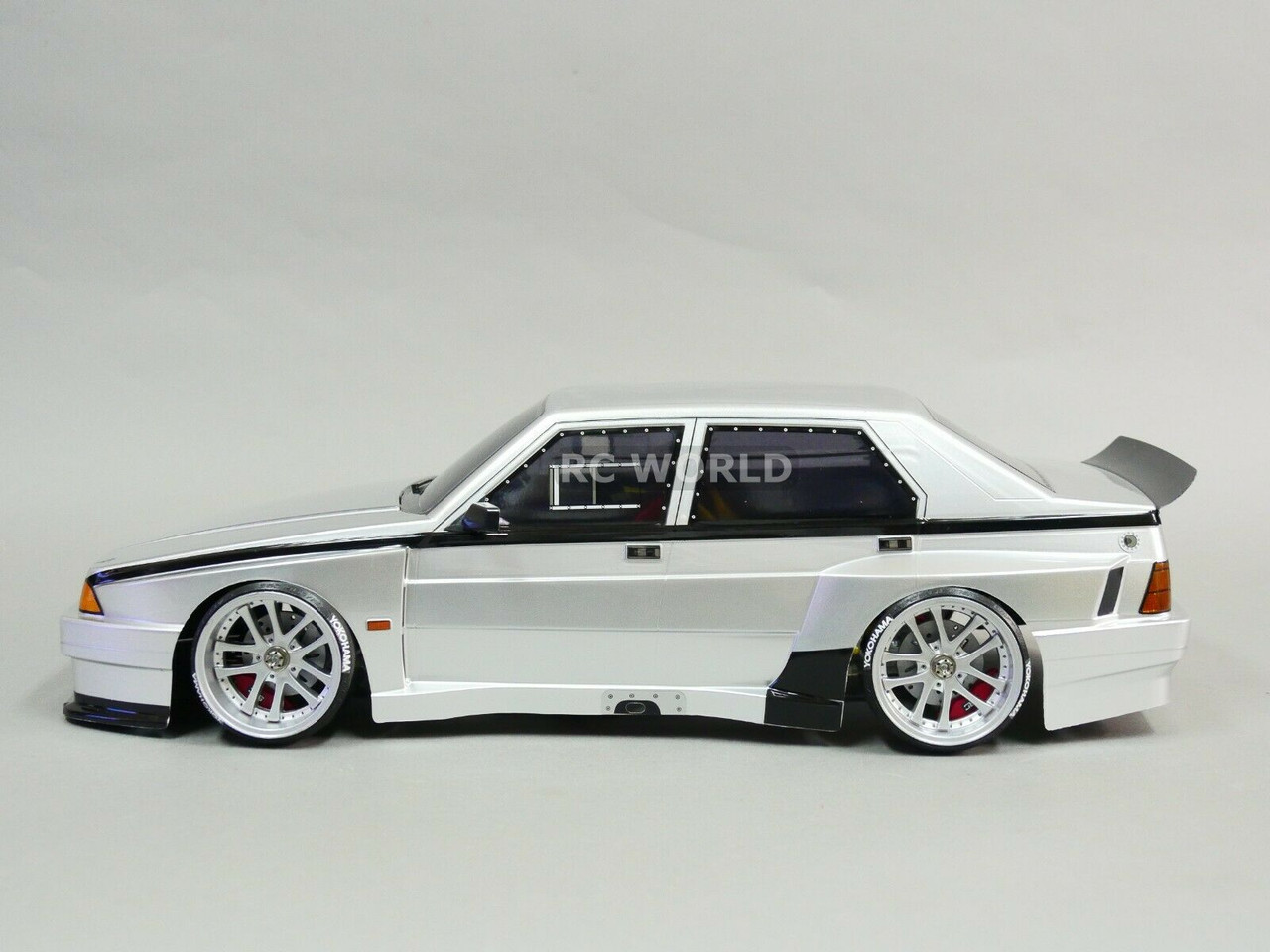 1/10 RC Car BODY Shell ALFA ROMEO 75 TURBO EVO 190mm BLUE