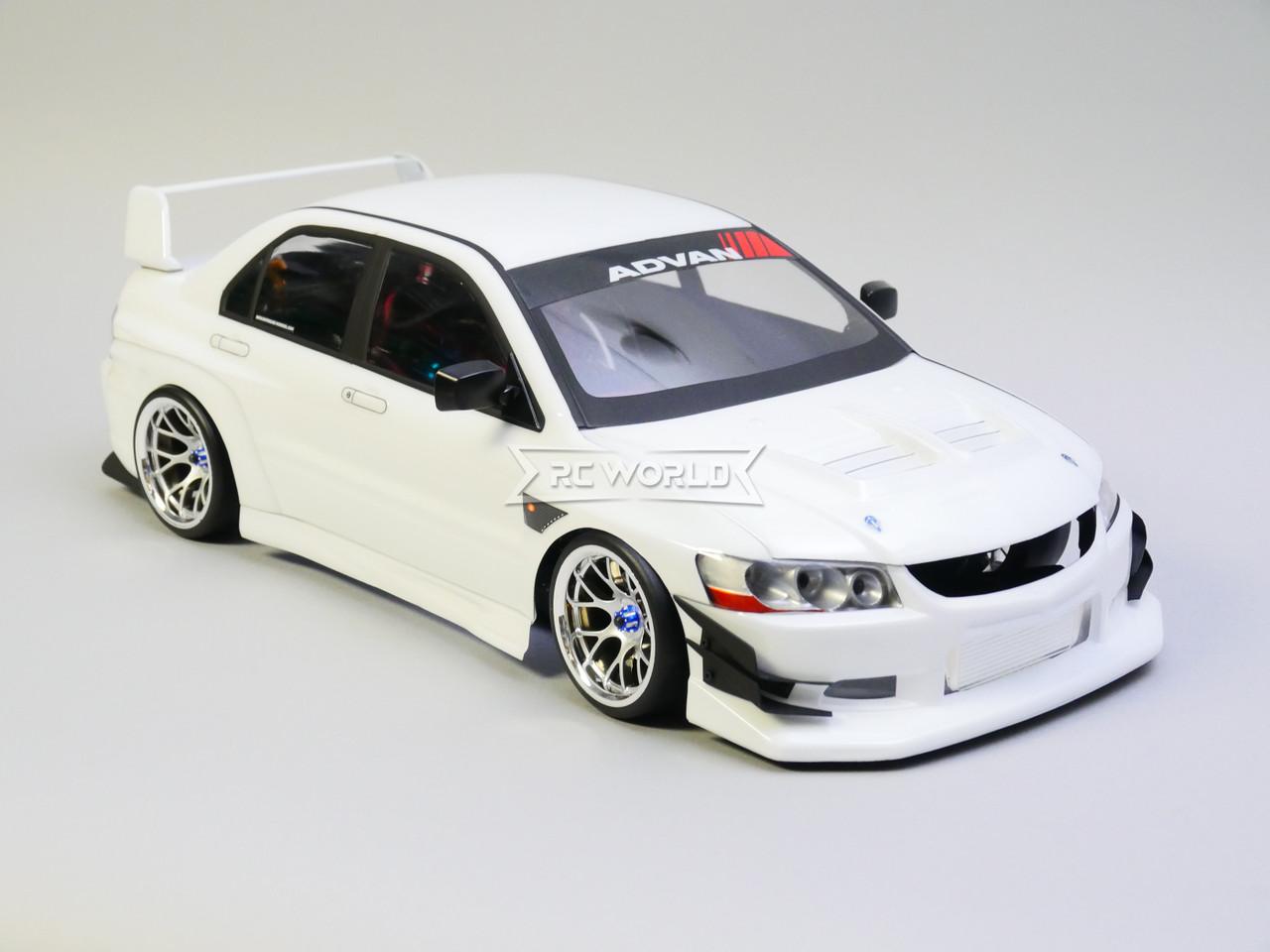 RC 1/10 Mitsubishi EVO Voltex Evolution RTR W/ LED /Sound -WHITE-