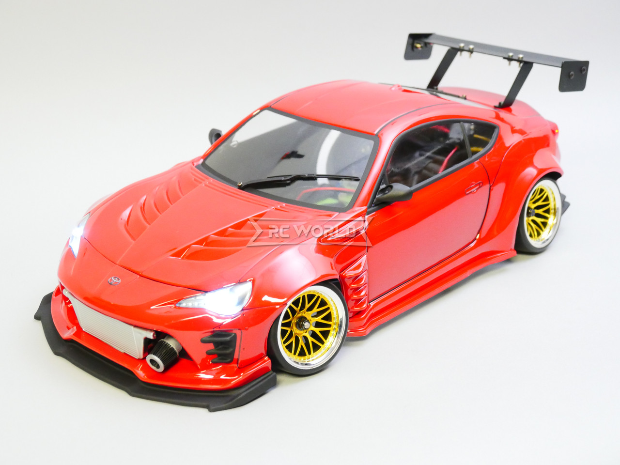 yokomo 1/10 ラジコンボディ Custom 1/10 Yokomo RC Toyota BRZ RWD Wide Body Drift W/ L.E.D