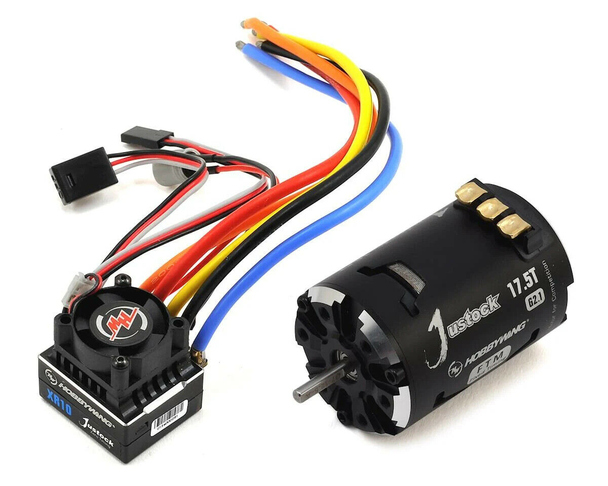 Hobby Wing XR10 Justock ESC + Brushless Motor COMBO 13.5T Black G3S