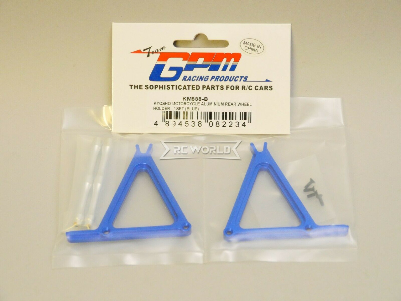 GPM Rear Wheel Stand For HOR RC Bike Aluminum #KM888 -RED-