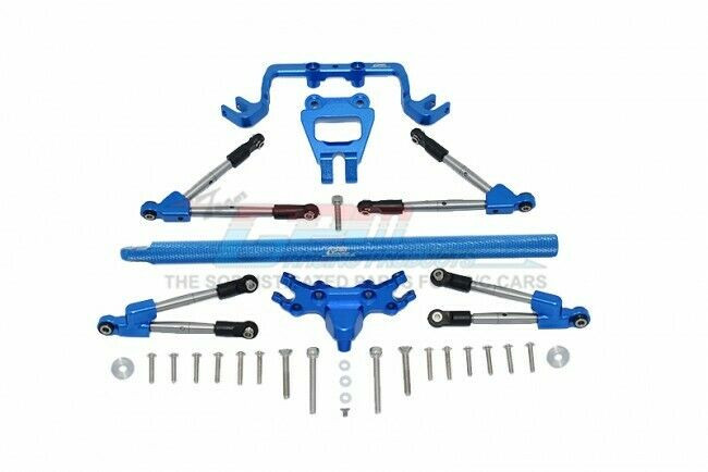 GPM Traxxas Hoss Stablizer Brace Bars Metal Upgrade #HS049FR25 -BLACK-
