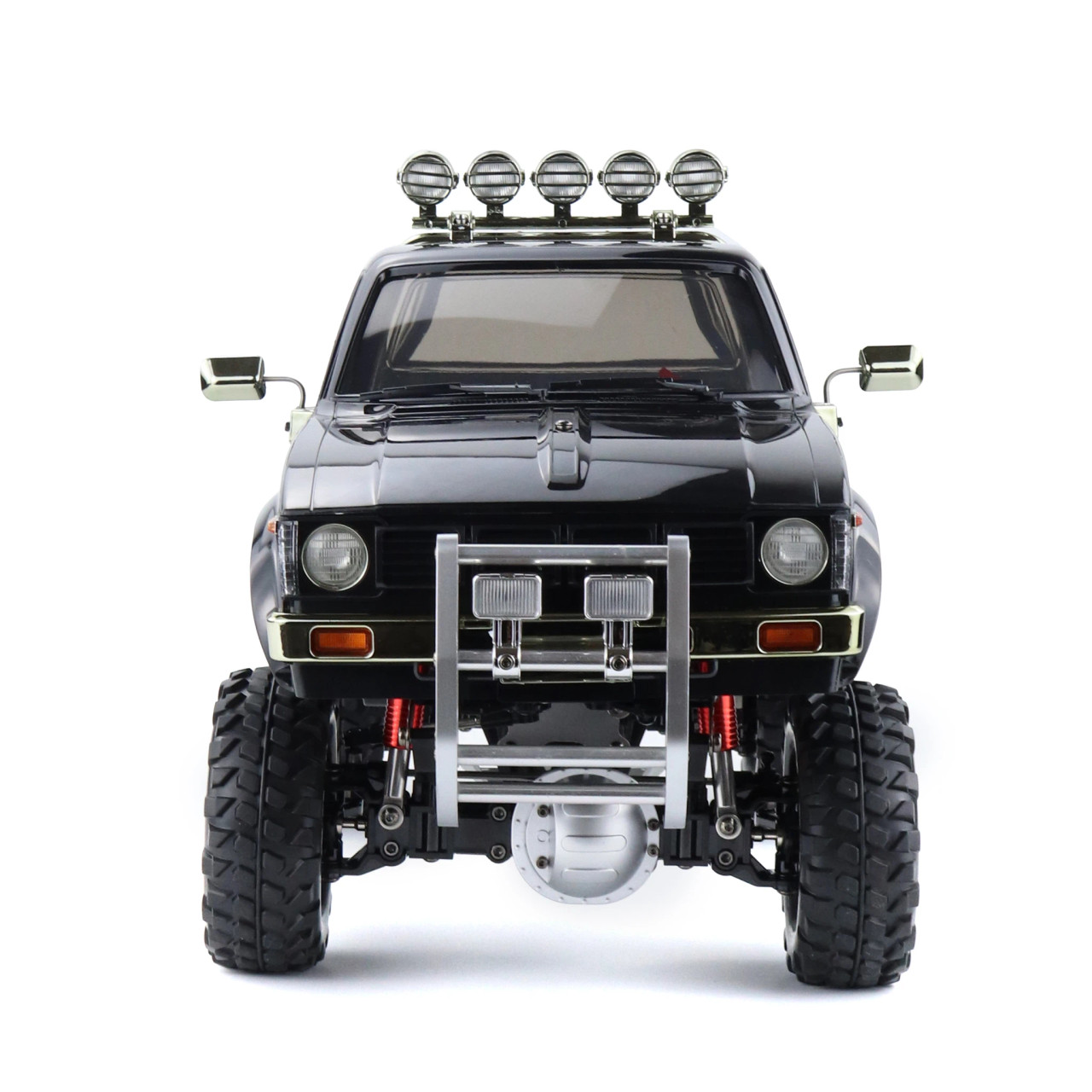 RC 1/10 Toyota Pickup Truck BRUISER Hard Body Shell W/ Nerf Bars BLACK