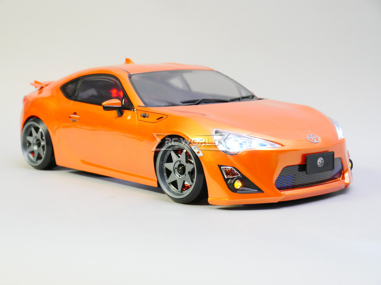 Custom 1/10 RC Car TOYOTA 86 BRZ FRS Awd DRIFT Car RTR W/ LED