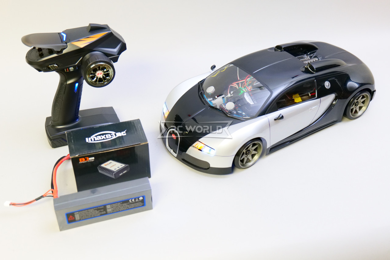 Custom 1/10 RC Car BUGATTI VEYRON Awd DRIFT Car RTR W/ LED