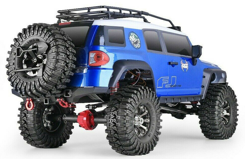 1/10 RC Truck Body TOYOTA FJ 313mm w/ LED Lights -BLUE-