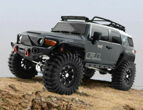 1/10 RC Truck Body TOYOTA FJ 313mm w/ LED Lights -BLUE-