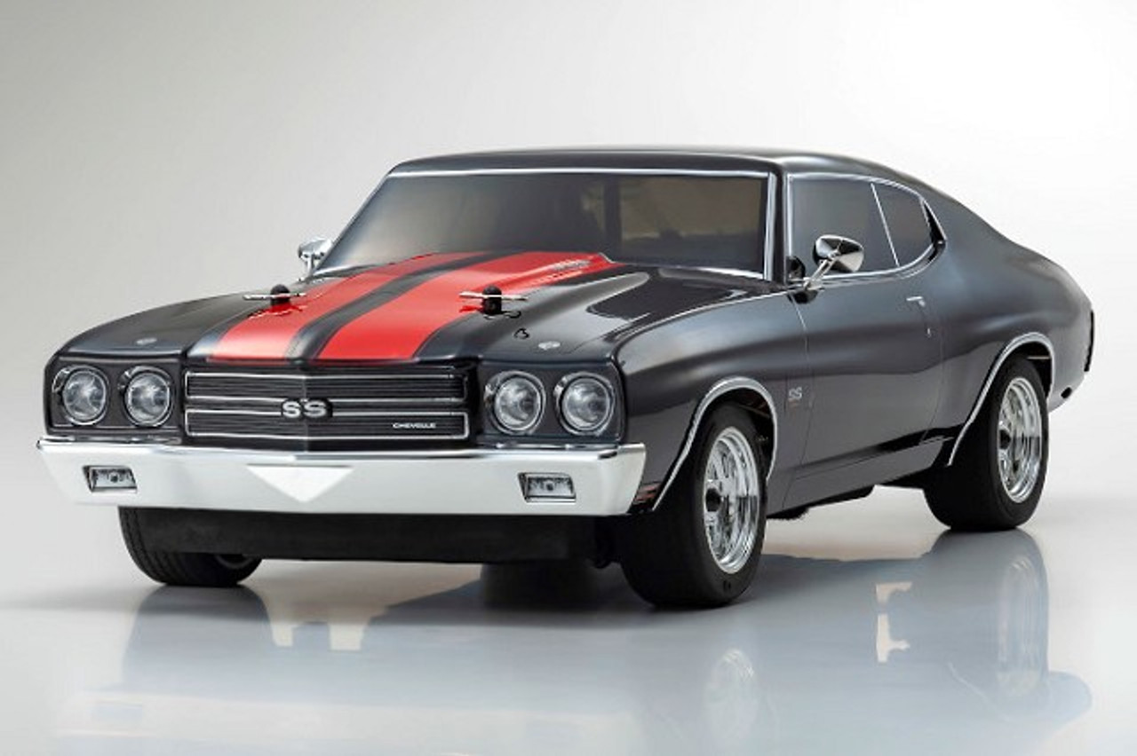 Kyosho Fazer RC Car 1970 CHEVELLE SS 454 Black 4wd -RTR- 34416t2