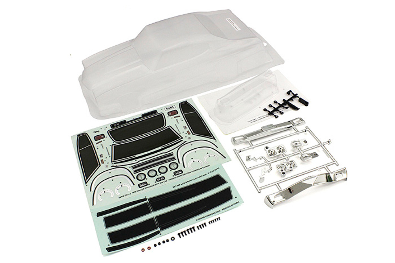 Kyosho 1/10 RC Body Shell Chevy CHEVELLE SS 454 -CLEAR- FAB702
