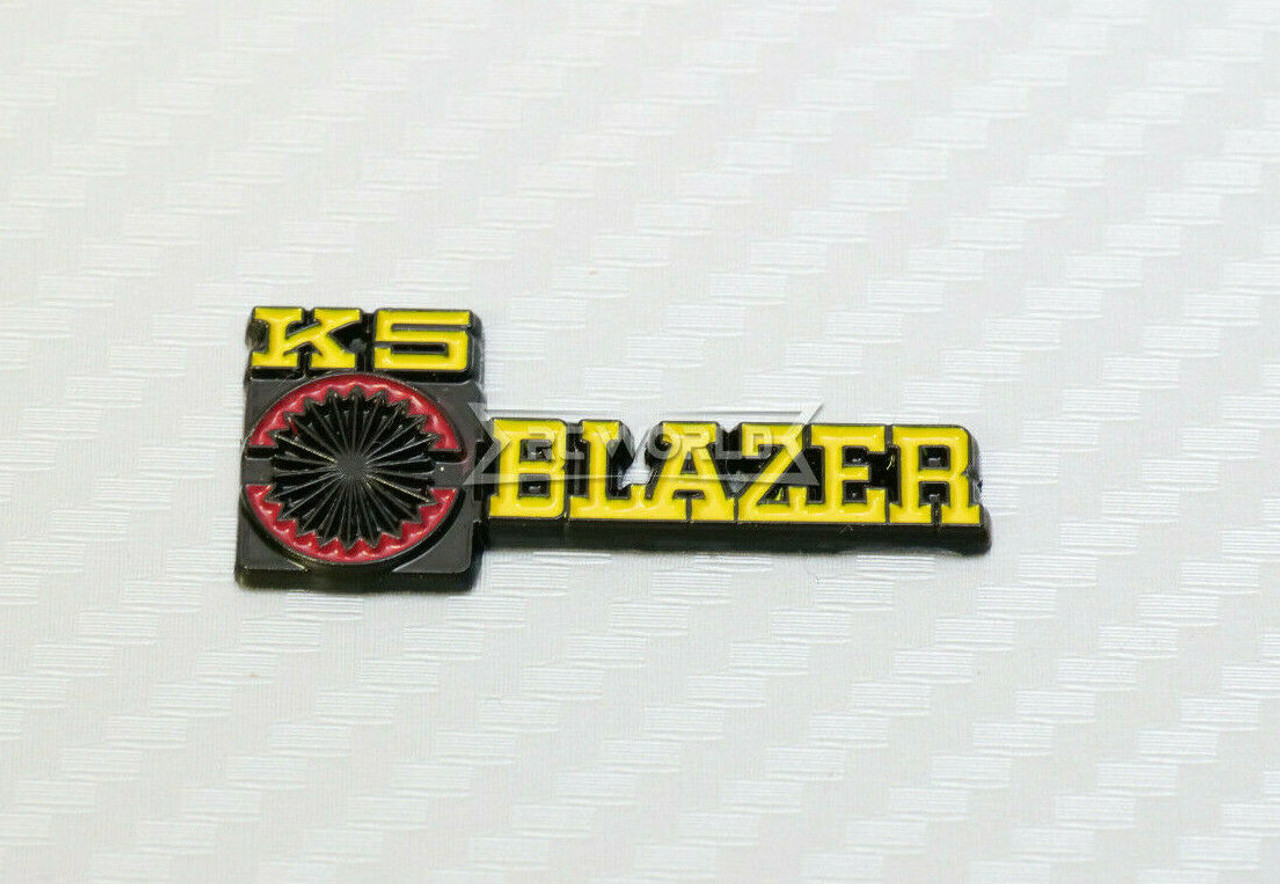 1/10 Metal 3D CHEVY BLAZER K5 Cheyenne Metal Logo Badge (2pcs) BLACK