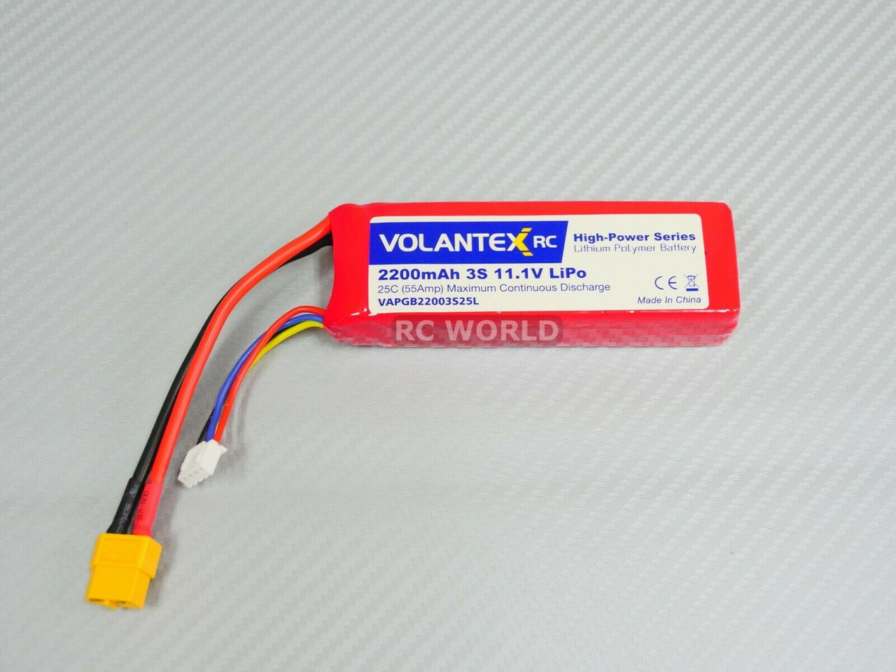 Volantex RC Airplane LIPO BATTERY 11.1V 3S 2200MAH Lithium