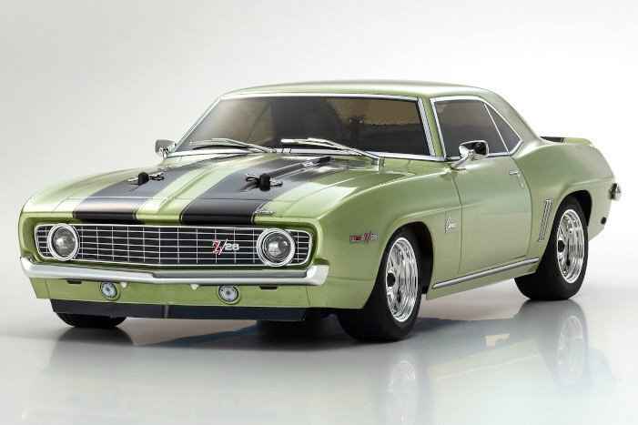Kyosho RC Car 1969 Chevy Camaro 4wd W/ 11.1v Lipo + Charger -RTR