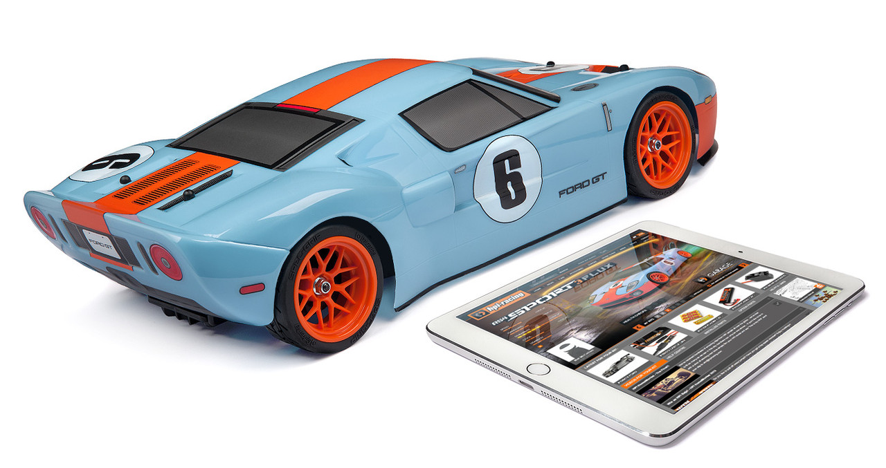 HPI 1/10 RC Car BODY Shell FORD GT40 -PRE-PAINTED- #120246