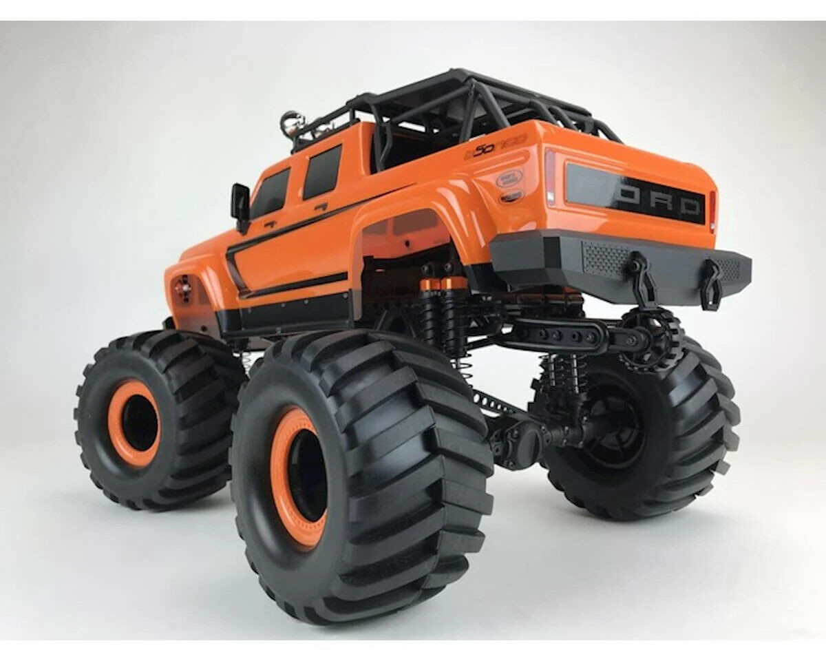RC 1/10 1979 FORD F600 Crew Cab B50 4WD Monster Truck *RTR* -ORANGE-