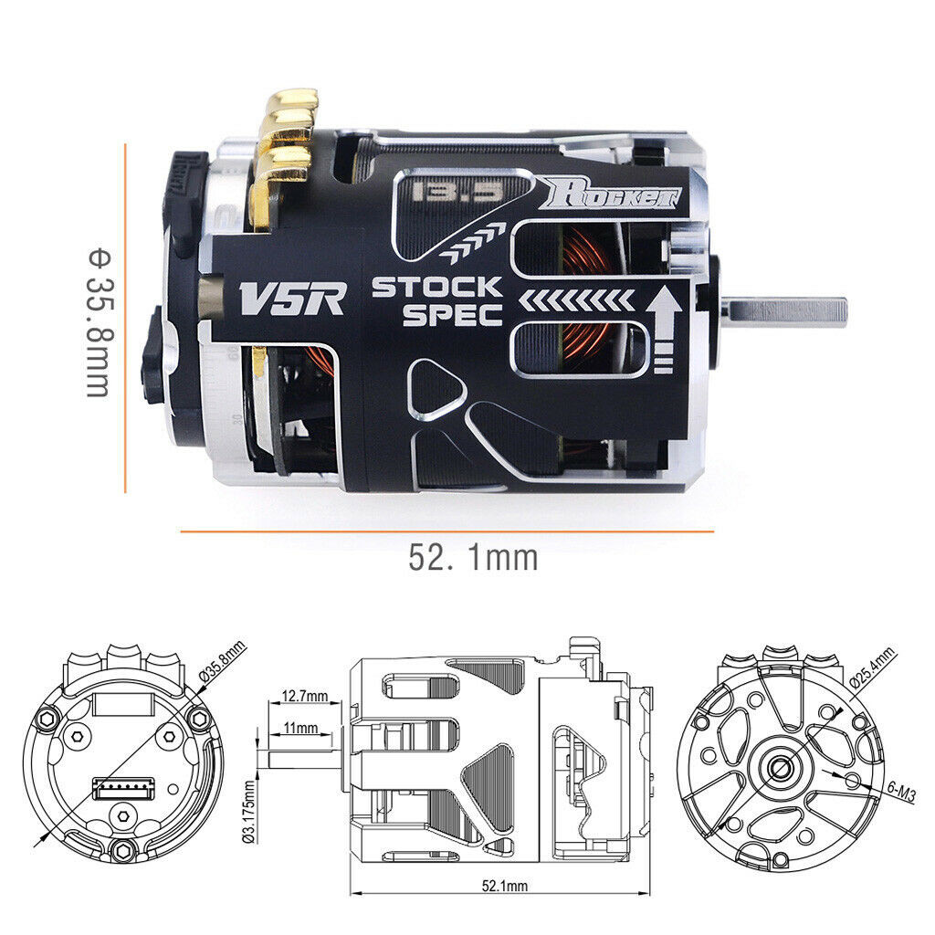 Surpass RC Brushless Sensored V5R 540 Motor + TS160A ESC V2 Combo