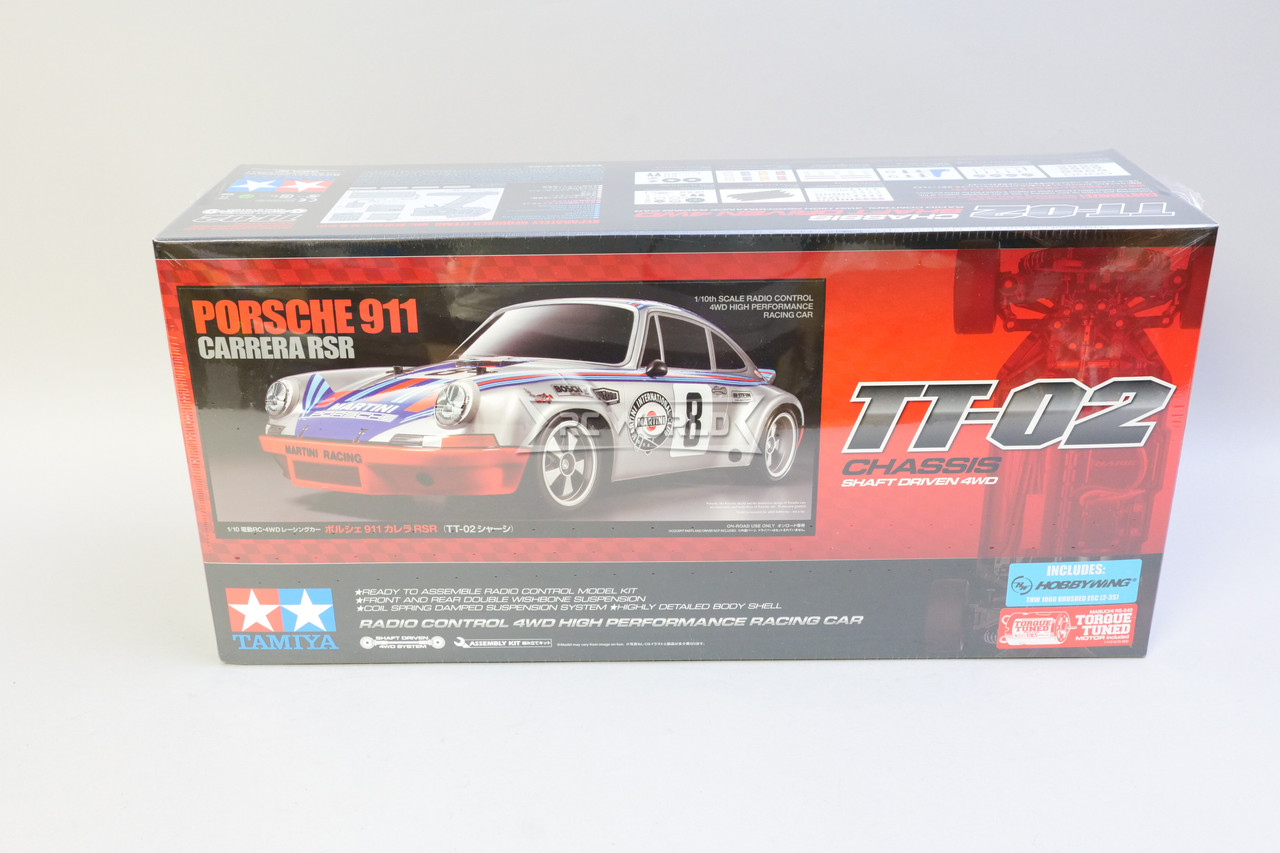 タミヤ ポルシェ 911 カレラ RSR TT-02 シャーシ組立て完成品 TT-02