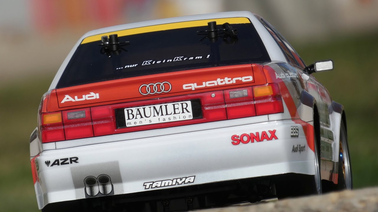 Tamiya 1/10 RC Car AUDI V8 Touring Car Quattro 1999 TT-02 w/ 60A ESC #