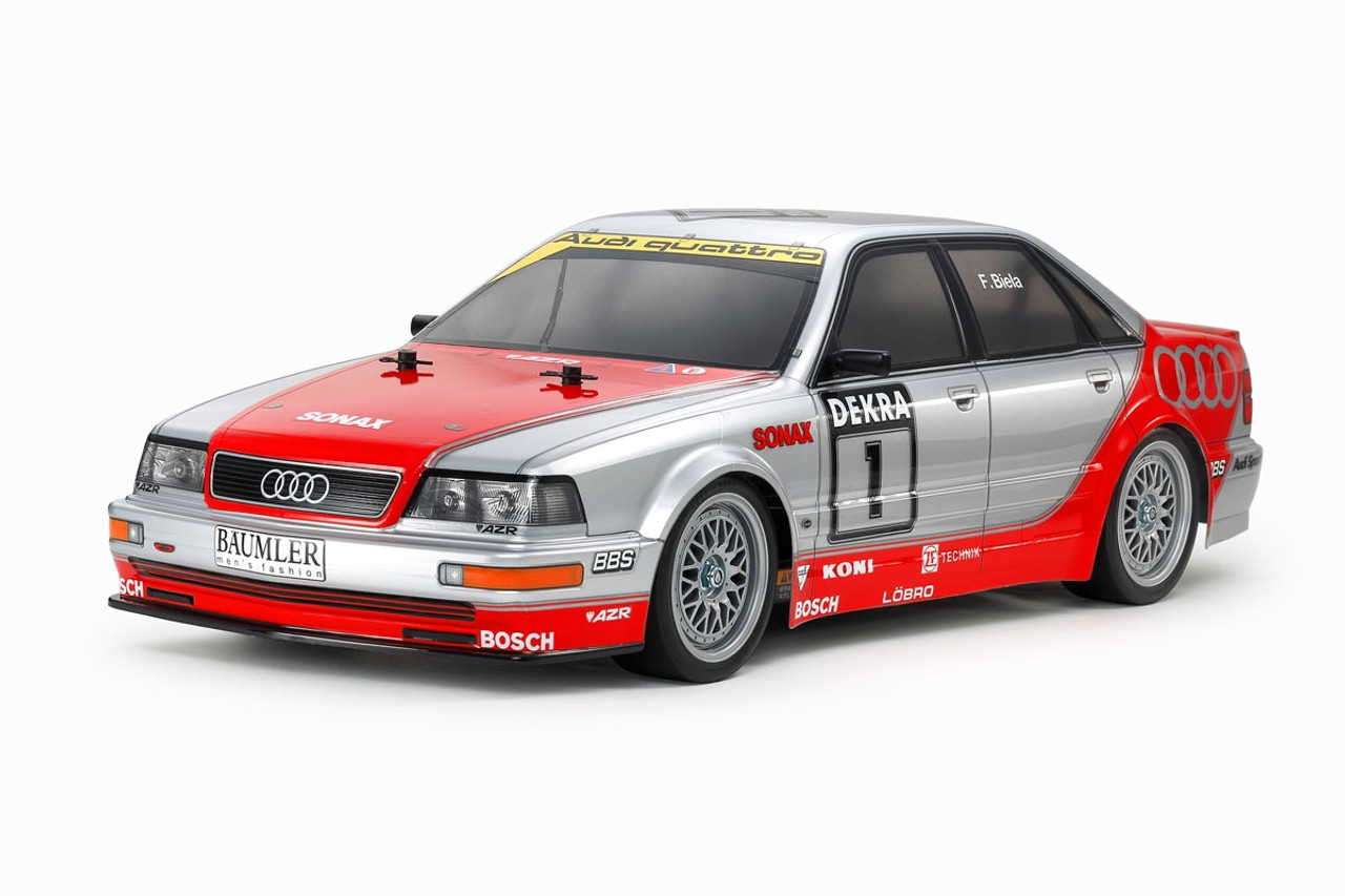 Tamiya 1/10 RC Car AUDI V8 Touring Car Quattro 1999 TT-02 w