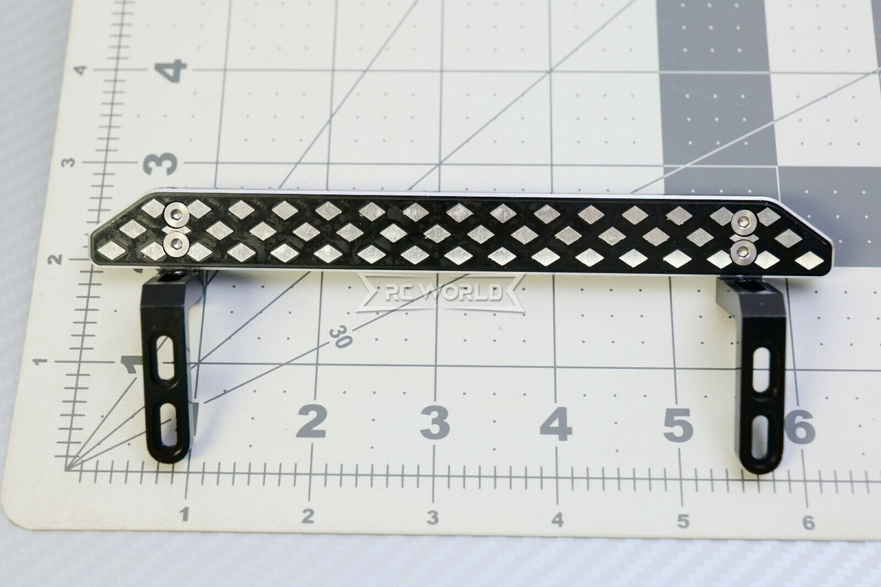 For Traxxas TRX-4 Metal SIDE STEP Board Bed Step Aluminum Diamond