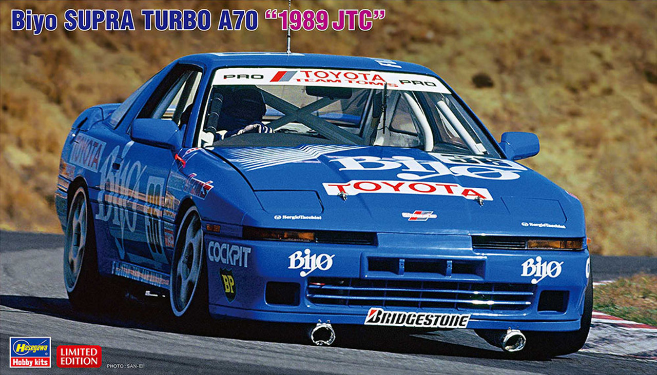 Hasegawa 1/24 Biyo Supra Turbo A70 1989 JTC Plastic Model