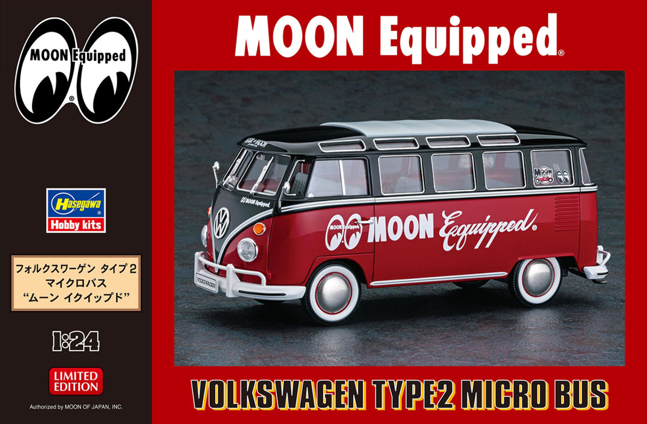 Hasegawa 1/24 Volkswagen Type 2 Micro Bus 'Moon Equipped