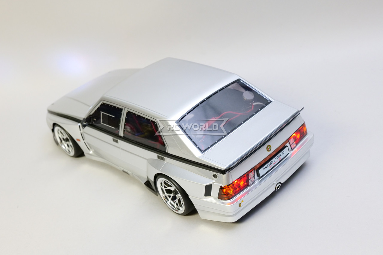 最新品低価1/10 RC アルファロメオ 75 turbo evoluzione killer body(キラーボディ)製　クリアボディ ボディ