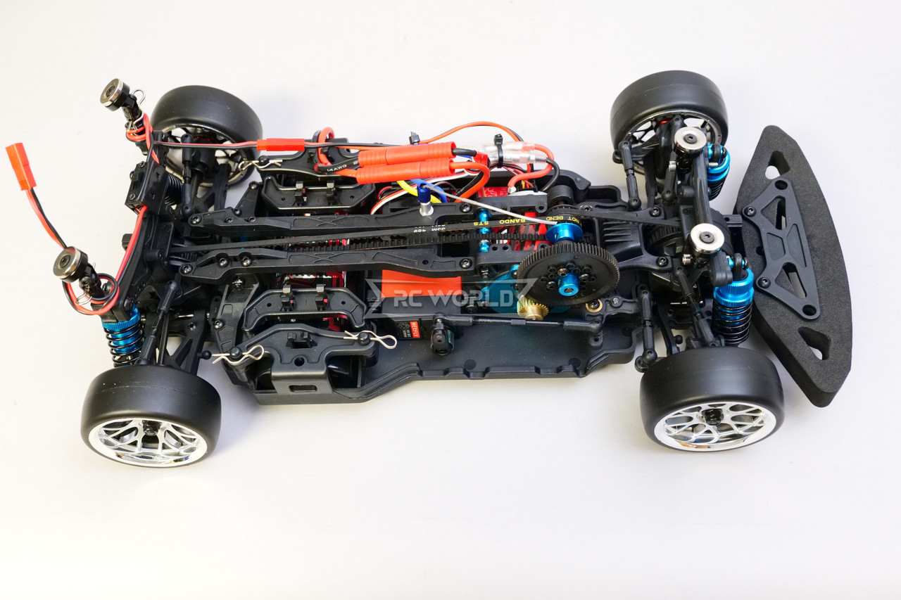 RC 1/10 ALFA ROMEO 75 Turbo AWD DRIFT RTR W/ LEDS -SILVER-