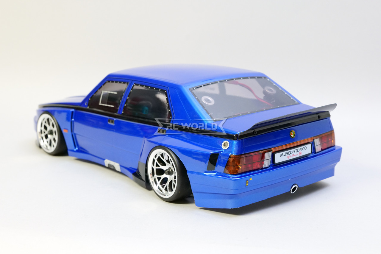 RC 1/10 ALFA ROMEO 75 Turbo AWD DRIFT RTR W/ LEDS -BLUE-