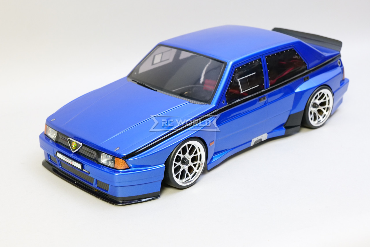 RC 1/10 ALFA ROMEO 75 Turbo AWD DRIFT RTR W/ LEDS -BLUE-