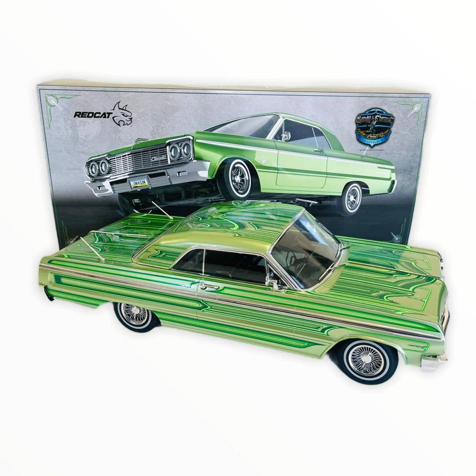 1/10 RC BODY Shell 1964 Chevy IMPALA Low Rider *Painted* GREEN