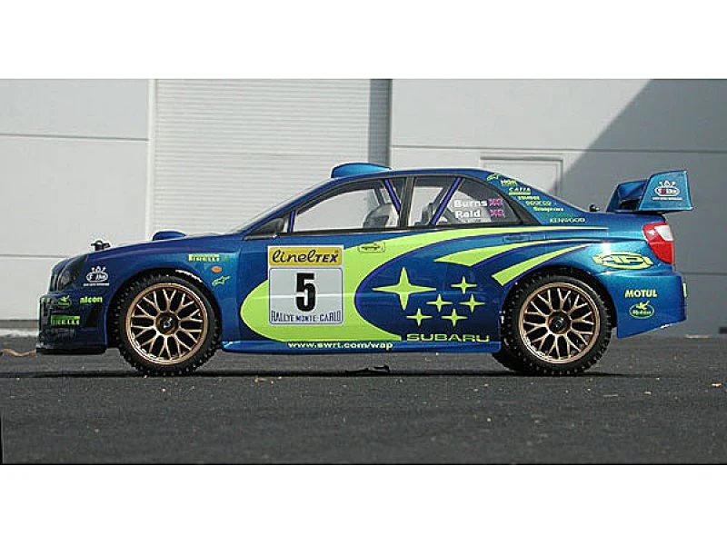 SANTAIZI 1/10 Scale Subaru Impreza WRX RC Car Body Shell - 200mm Width, Pre-Painted Blue