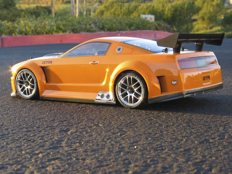 HPI 1/10 RC Car BODY Shell FORD MUSTANG GT-R -CLEAR- UNPAINTED #17504
