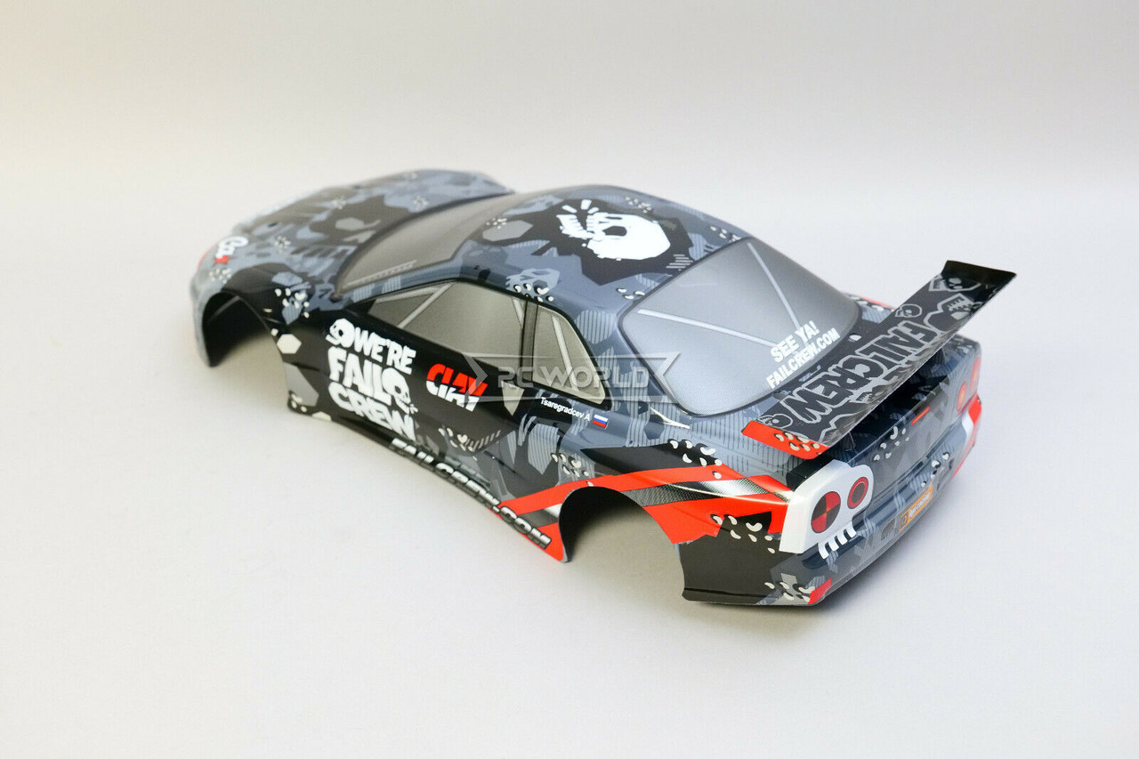 HPI 1/10 RC NISSAN SKYLINE R34 Fail Crew Body Shell -FINISHED- W 