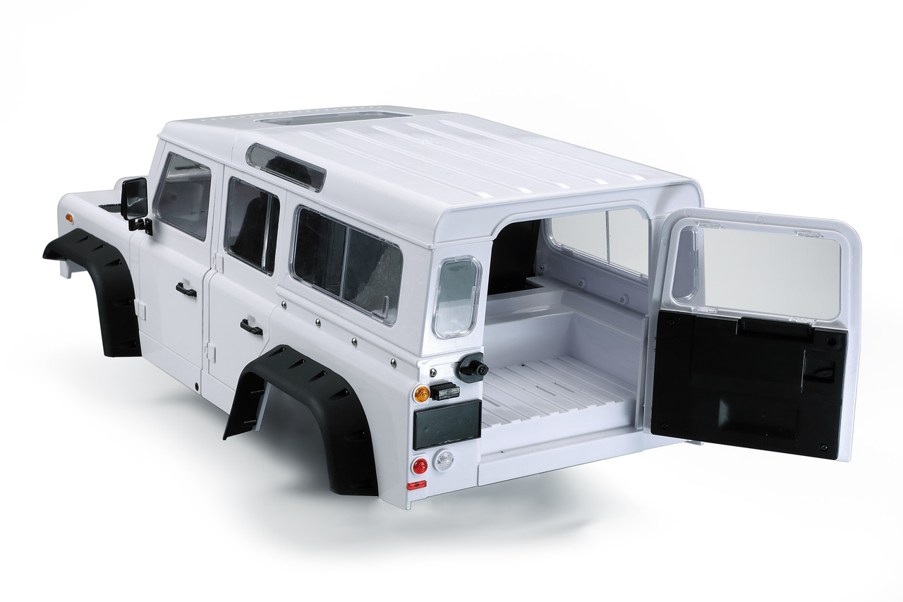 RC 1/10 Land Rover DEFENDER 110 WAGON W/ Interior Hard Body 325mm