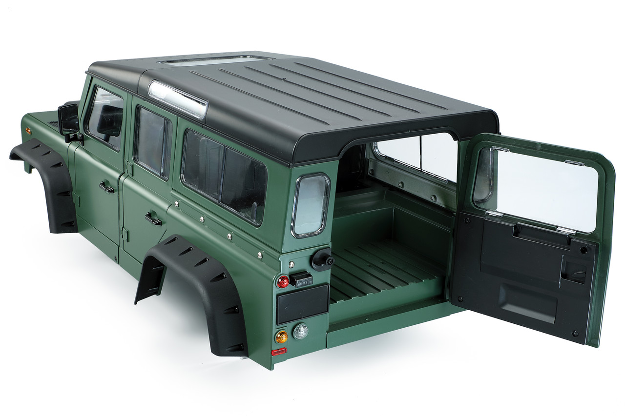 RC 1/10 Land Rover DEFENDER 110 WAGON W/ Interior Hard Body 325mm
